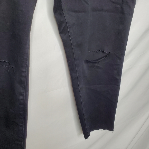 NWT Lane Bryant Signature Fit Hi-Rise Jeans Size 24 Raw Hem Stretch Distressed - Picture 5 of 13